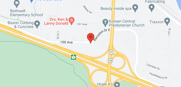 map of 43 17557 100 AVENUE